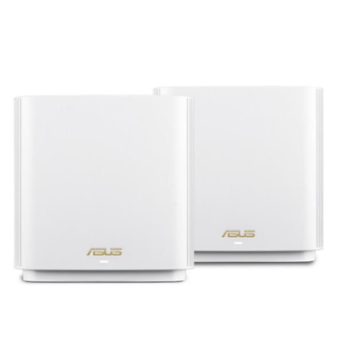 ASUS ZenWiFi AX (XT8), Wi-Fi 6 (802.11ax), Banda tripla (2.4 GHz/5 GHz/5 GHz), Collegamento ethernet LAN, Bianco, Router da tavolo